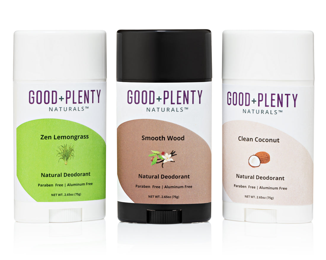 three good plus plenty natural deodorants