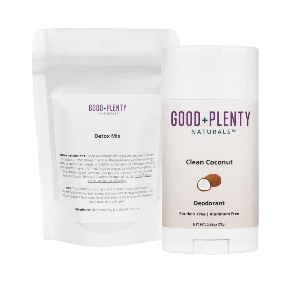 Clean Coconut Deo + Detox Bundle